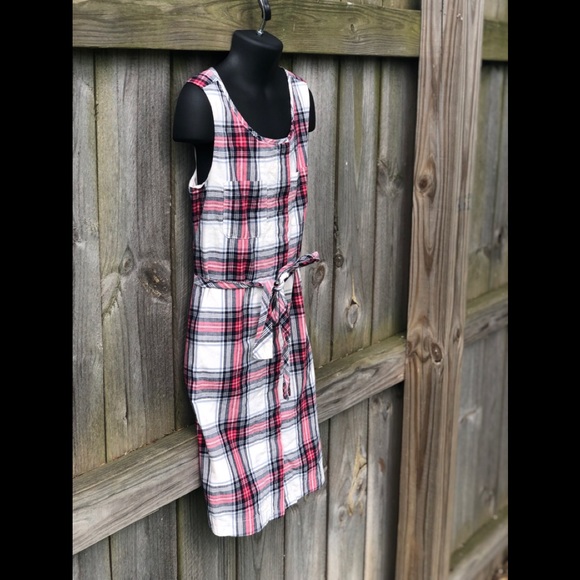 3/$25 Gap Plaid Dress 8 (M) - Picture 2 of 4